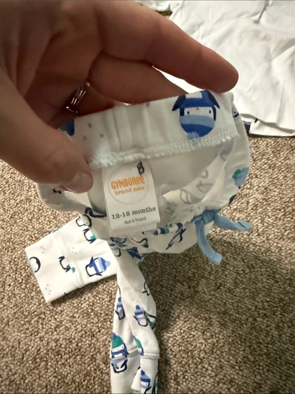 Gymboree cozy white